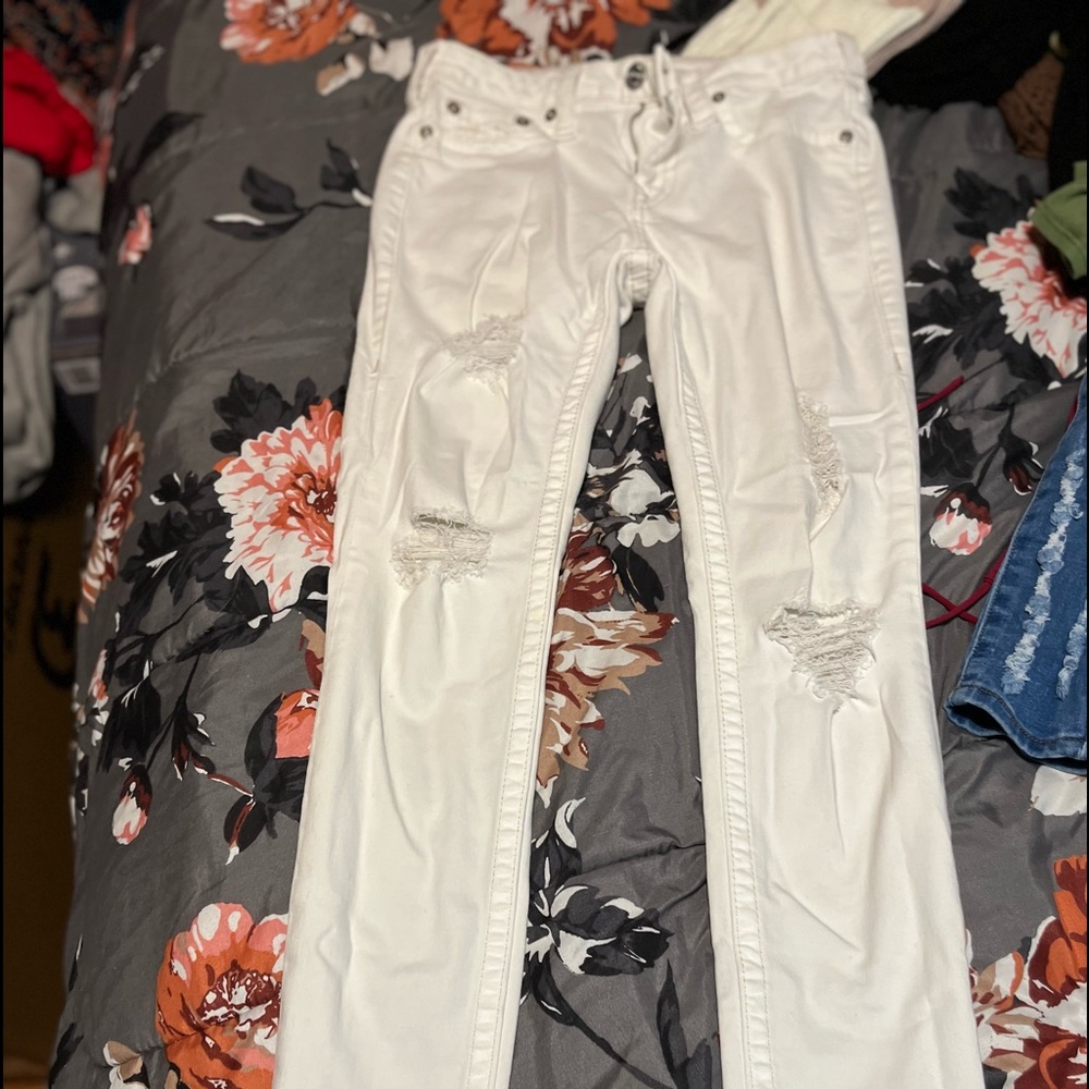 White True Religion Jeans